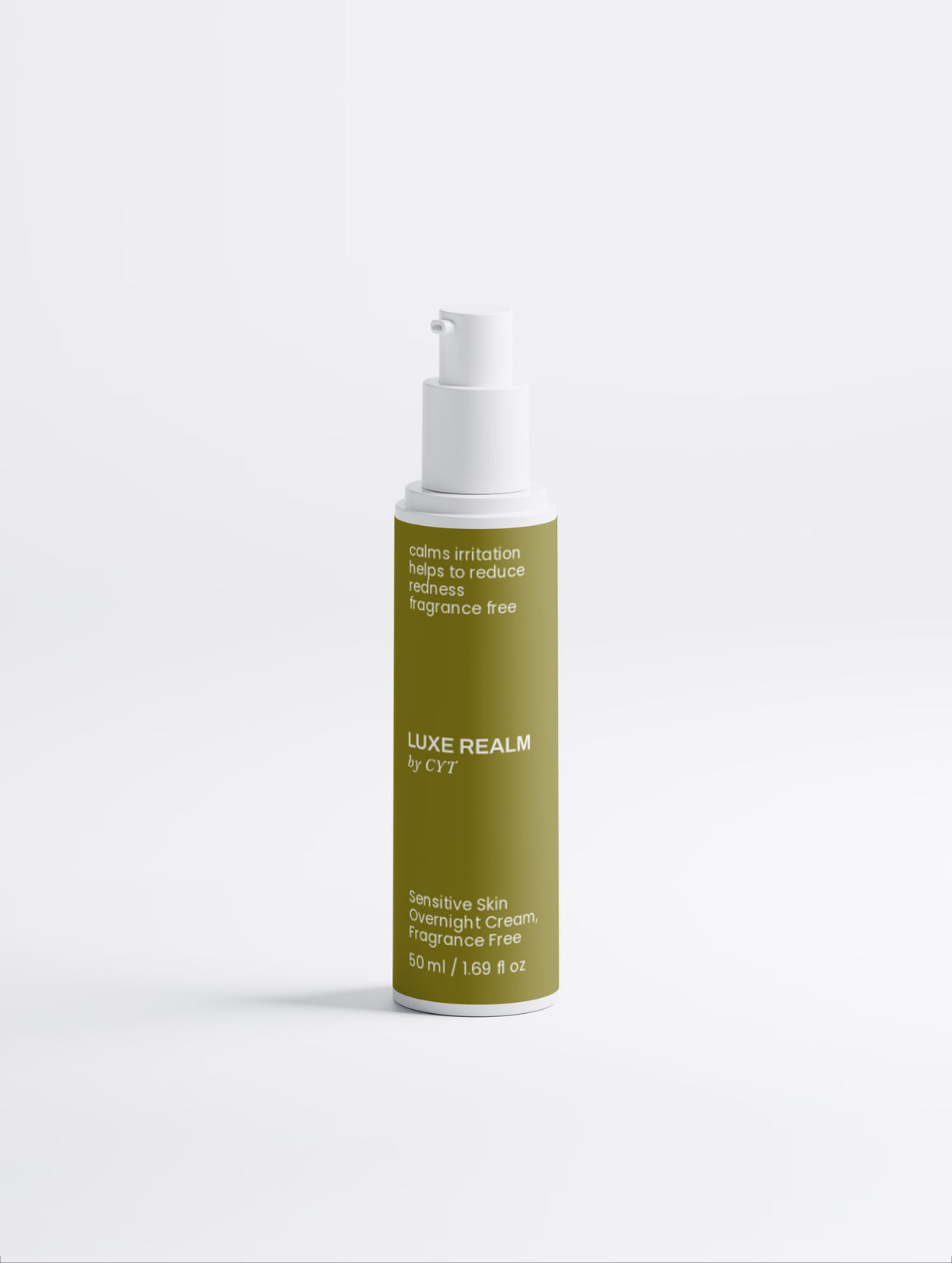 Luxe Realm Sensitive Skin Overnight Cream, Fragrance Free