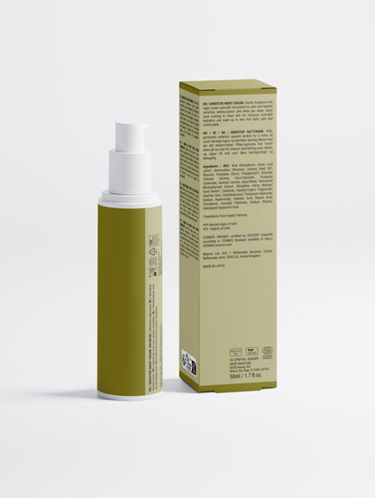 Luxe Realm Sensitive Skin Overnight Cream, Fragrance Free