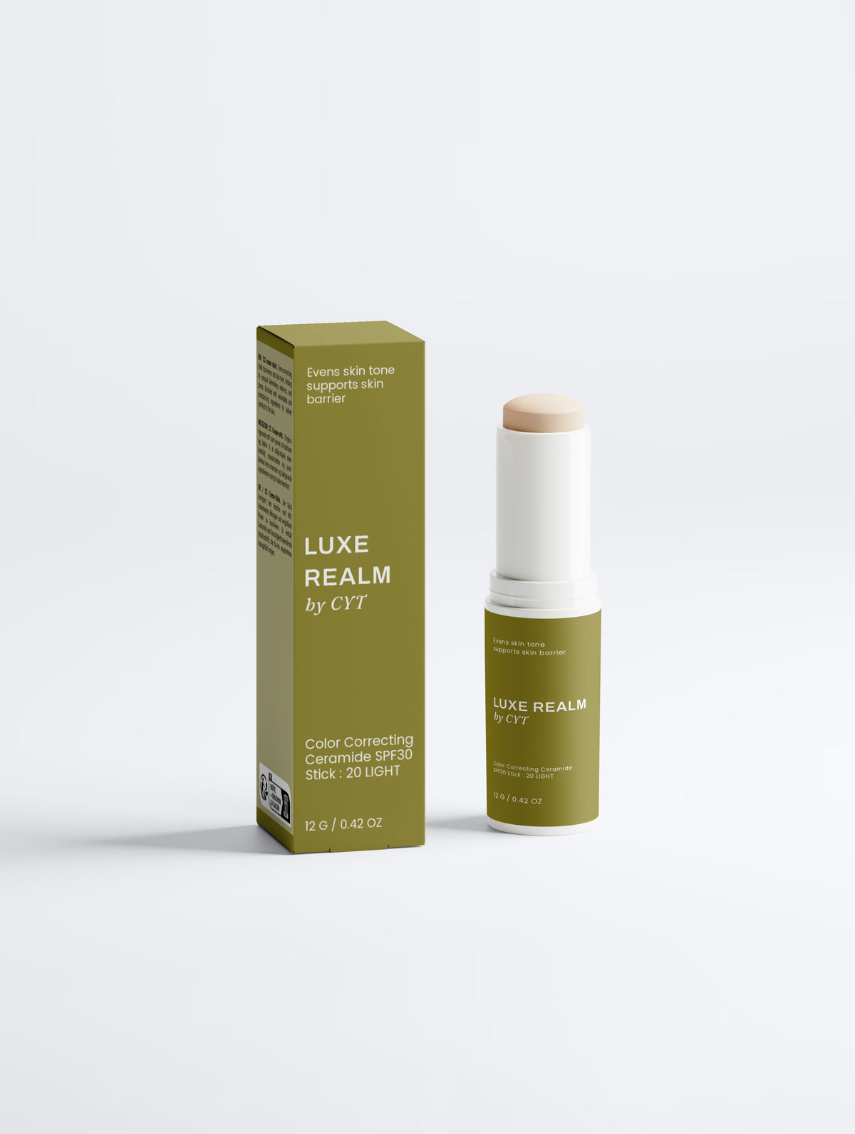 Luxe Realm Color Correcting Ceramide SPF30 Stick : 20 LIGHT
