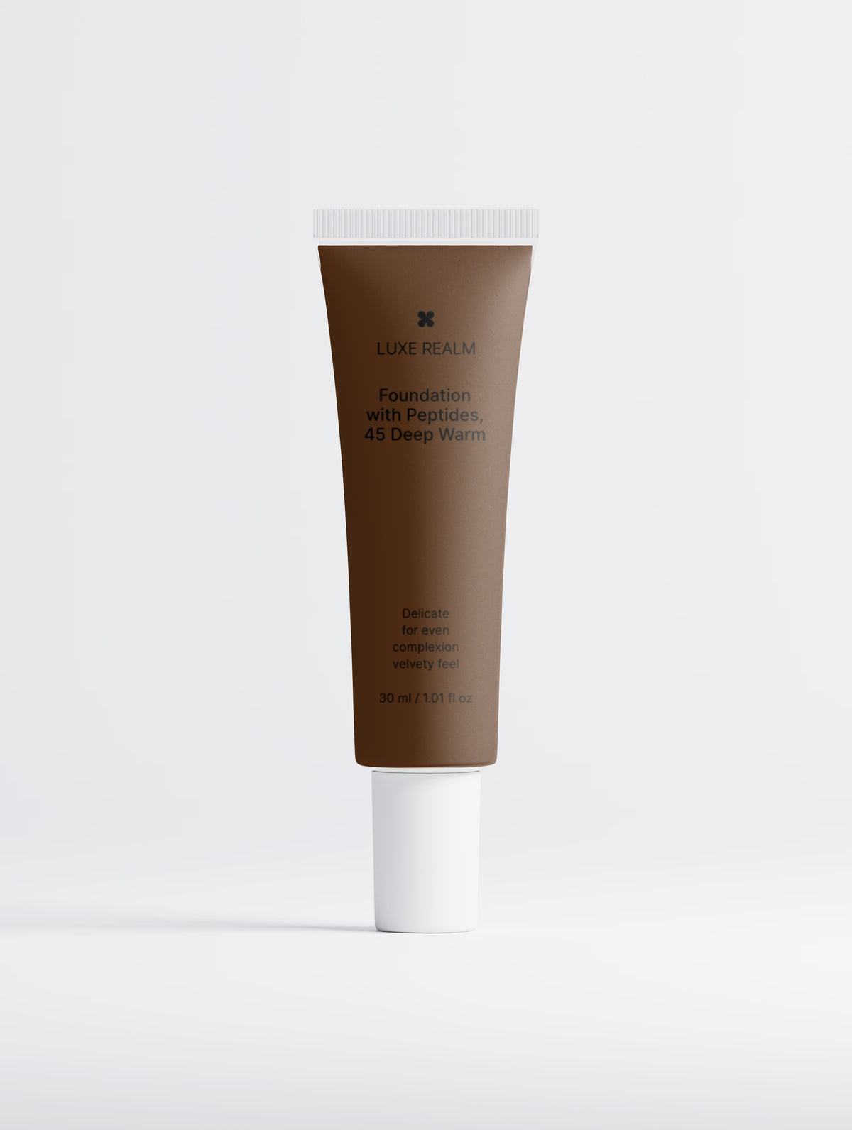 Luxe Realm Foundation with Peptides, 45 Deep Warm